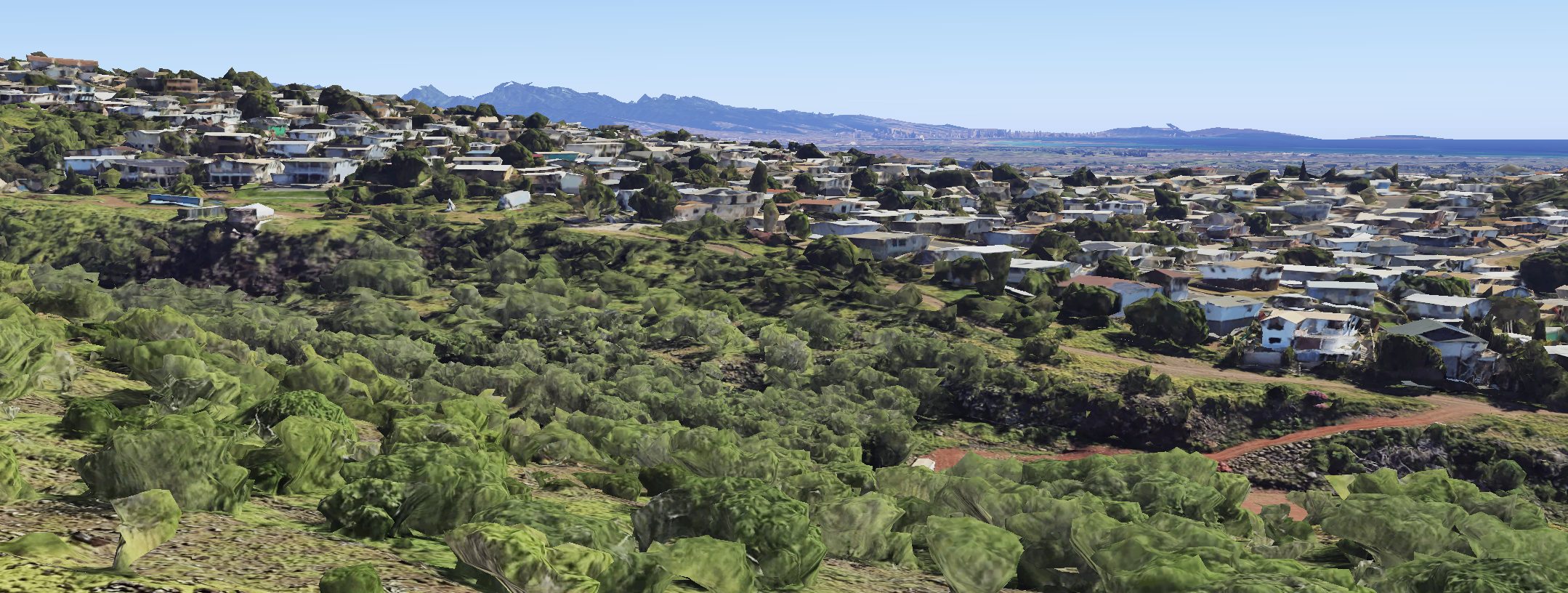 hillside homes in Makakilo